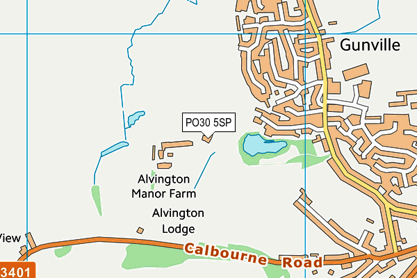 PO30 5SP map - OS VectorMap District (Ordnance Survey) PO30 5SP map - OS VectorMap District (Ordnance Survey)