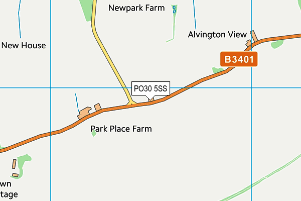 PO30 5SS map - OS VectorMap District (Ordnance Survey)