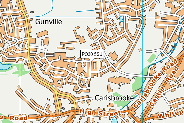 PO30 5SU map - OS VectorMap District (Ordnance Survey) PO30 5SU map - OS VectorMap District (Ordnance Survey)
