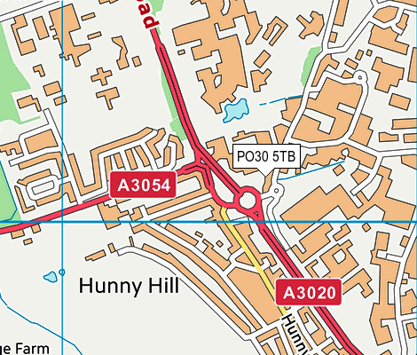PO30 5TB map - OS VectorMap District (Ordnance Survey) PO30 5TB map - OS VectorMap District (Ordnance Survey)