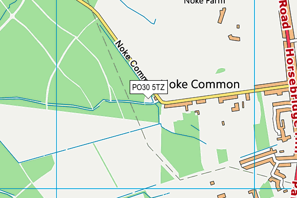 PO30 5TZ map - OS VectorMap District (Ordnance Survey) PO30 5TZ map - OS VectorMap District (Ordnance Survey)