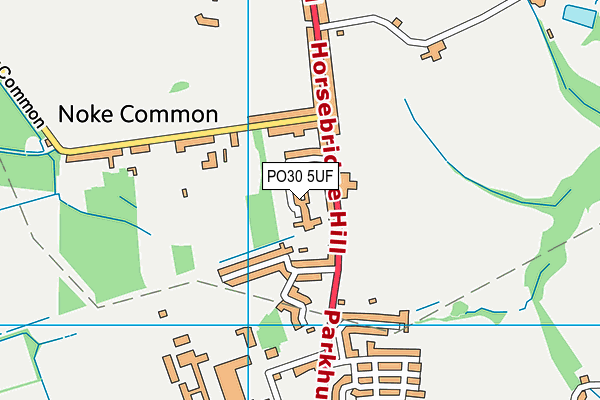 PO30 5UF map - OS VectorMap District (Ordnance Survey) PO30 5UF map - OS VectorMap District (Ordnance Survey)