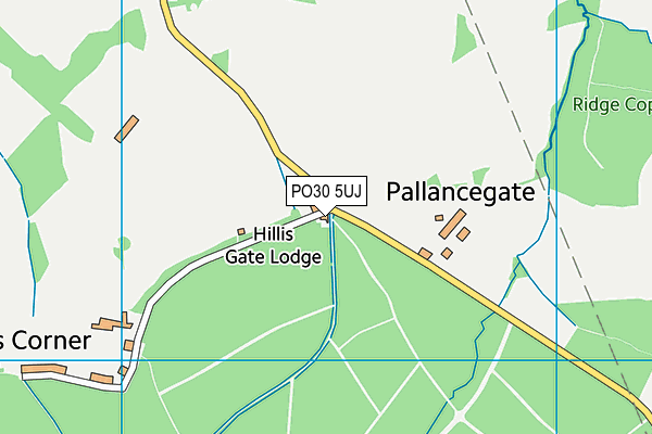 PO30 5UJ map - OS VectorMap District (Ordnance Survey) PO30 5UJ map - OS VectorMap District (Ordnance Survey)