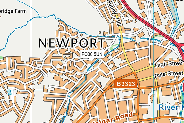 PO30 5UN map - OS VectorMap District (Ordnance Survey) PO30 5UN map - OS VectorMap District (Ordnance Survey)