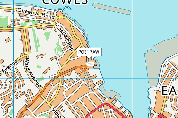 PO31 7AW map - OS VectorMap District (Ordnance Survey) PO31 7AW map - OS VectorMap District (Ordnance Survey)