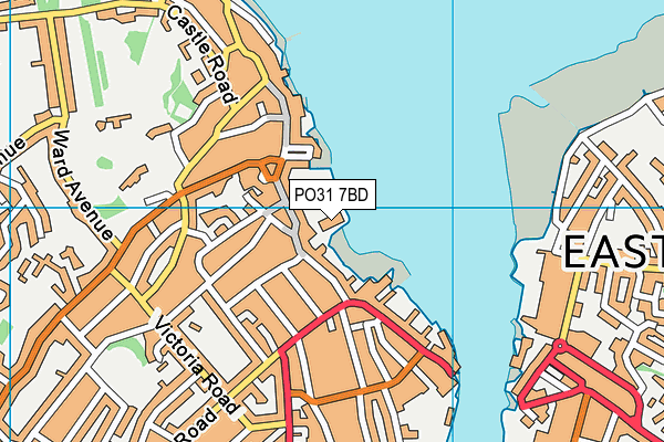 PO31 7BD map - OS VectorMap District (Ordnance Survey) PO31 7BD map - OS VectorMap District (Ordnance Survey)