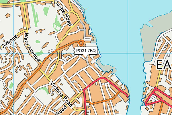PO31 7BQ map - OS VectorMap District (Ordnance Survey) PO31 7BQ map - OS VectorMap District (Ordnance Survey)