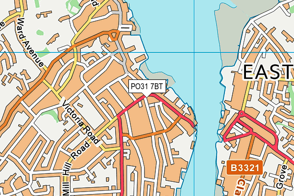PO31 7BT map - OS VectorMap District (Ordnance Survey) PO31 7BT map - OS VectorMap District (Ordnance Survey)