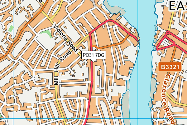 PO31 7DG map - OS VectorMap District (Ordnance Survey) PO31 7DG map - OS VectorMap District (Ordnance Survey)