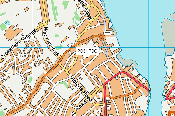 PO31 7DQ map - OS VectorMap District (Ordnance Survey) PO31 7DQ map - OS VectorMap District (Ordnance Survey)