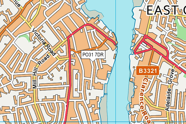 PO31 7DR map - OS VectorMap District (Ordnance Survey) PO31 7DR map - OS VectorMap District (Ordnance Survey)