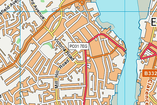 PO31 7EG map - OS VectorMap District (Ordnance Survey) PO31 7EG map - OS VectorMap District (Ordnance Survey)