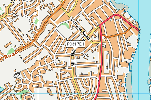 PO31 7EH map - OS VectorMap District (Ordnance Survey) PO31 7EH map - OS VectorMap District (Ordnance Survey)
