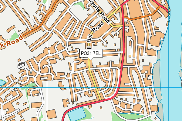 PO31 7EL map - OS VectorMap District (Ordnance Survey) PO31 7EL map - OS VectorMap District (Ordnance Survey)