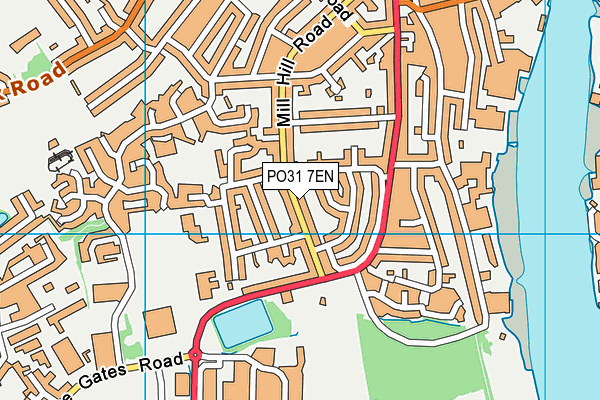 PO31 7EN map - OS VectorMap District (Ordnance Survey) PO31 7EN map - OS VectorMap District (Ordnance Survey)