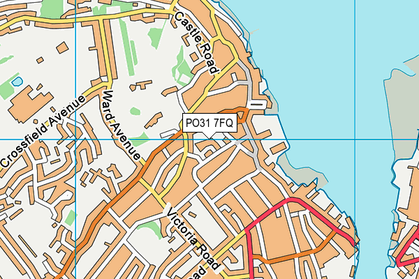 PO31 7FQ map - OS VectorMap District (Ordnance Survey) PO31 7FQ map - OS VectorMap District (Ordnance Survey)