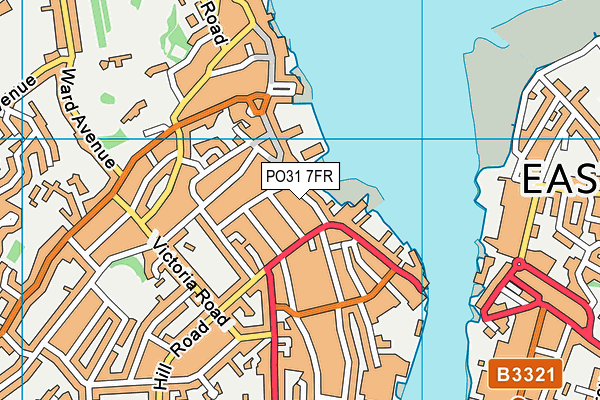 PO31 7FR map - OS VectorMap District (Ordnance Survey) PO31 7FR map - OS VectorMap District (Ordnance Survey)
