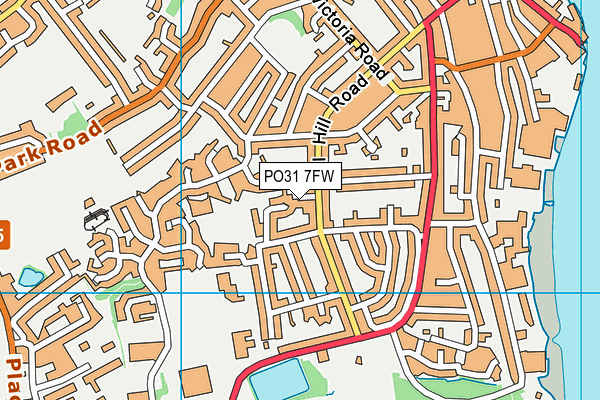 PO31 7FW map - OS VectorMap District (Ordnance Survey) PO31 7FW map - OS VectorMap District (Ordnance Survey)