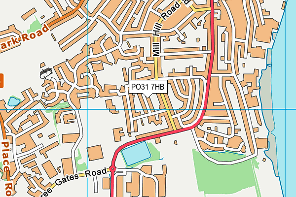PO31 7HB map - OS VectorMap District (Ordnance Survey) PO31 7HB map - OS VectorMap District (Ordnance Survey)