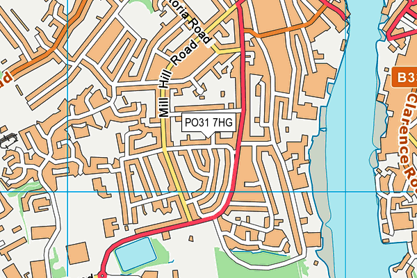 PO31 7HG map - OS VectorMap District (Ordnance Survey) PO31 7HG map - OS VectorMap District (Ordnance Survey)