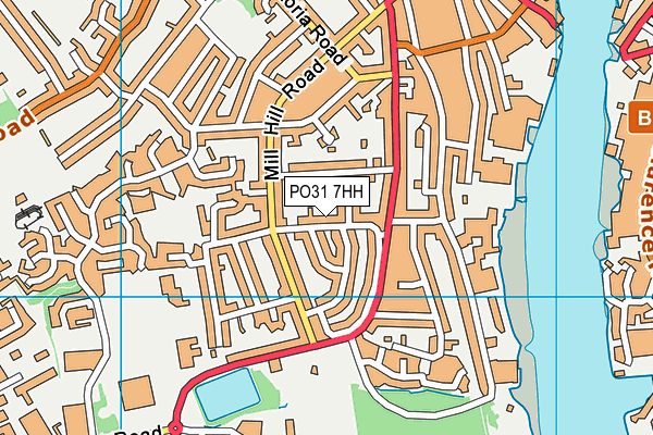 PO31 7HH map - OS VectorMap District (Ordnance Survey) PO31 7HH map - OS VectorMap District (Ordnance Survey)