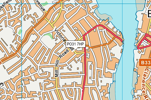 PO31 7HP map - OS VectorMap District (Ordnance Survey) PO31 7HP map - OS VectorMap District (Ordnance Survey)