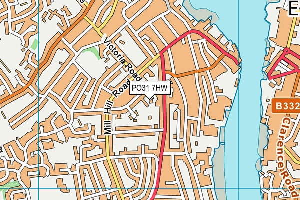 PO31 7HW map - OS VectorMap District (Ordnance Survey) PO31 7HW map - OS VectorMap District (Ordnance Survey)