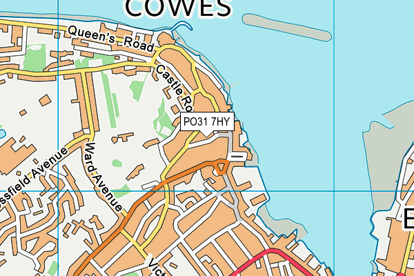 PO31 7HY map - OS VectorMap District (Ordnance Survey) PO31 7HY map - OS VectorMap District (Ordnance Survey)