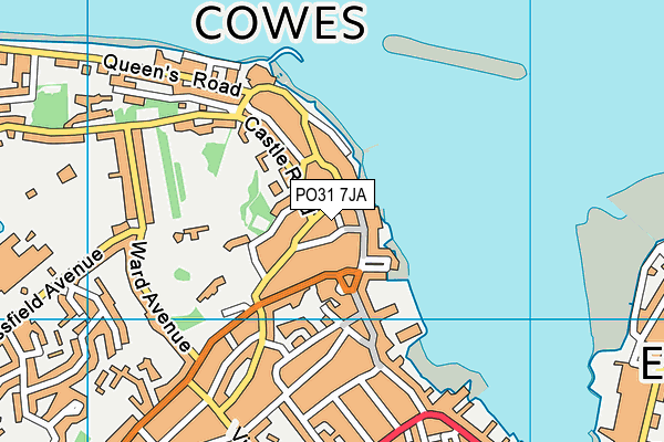 PO31 7JA map - OS VectorMap District (Ordnance Survey) PO31 7JA map - OS VectorMap District (Ordnance Survey)