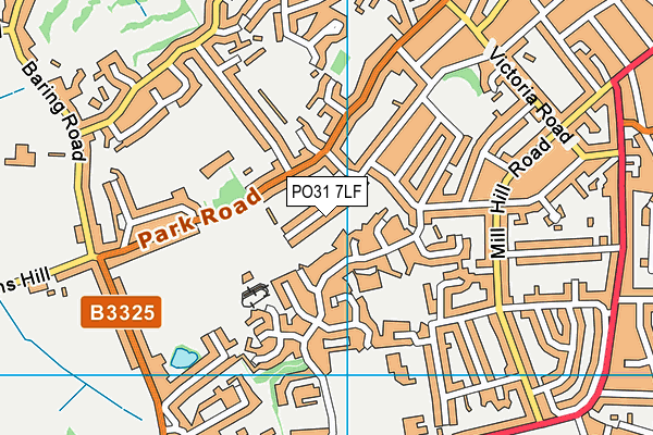 PO31 7LF map - OS VectorMap District (Ordnance Survey) PO31 7LF map - OS VectorMap District (Ordnance Survey)
