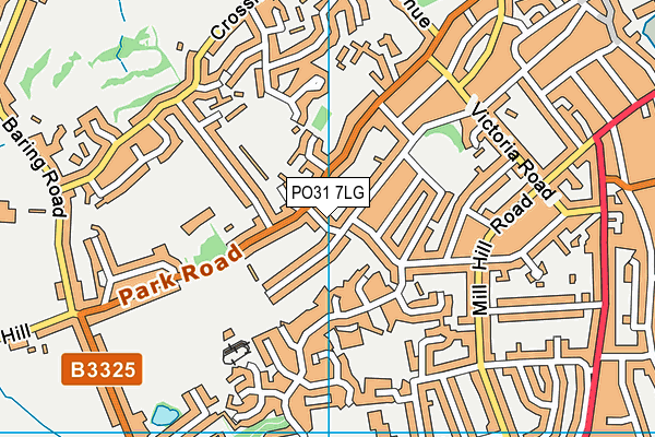 PO31 7LG map - OS VectorMap District (Ordnance Survey) PO31 7LG map - OS VectorMap District (Ordnance Survey)
