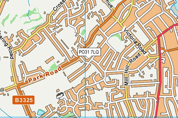 PO31 7LQ map - OS VectorMap District (Ordnance Survey) PO31 7LQ map - OS VectorMap District (Ordnance Survey)