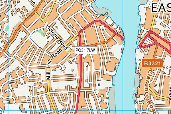PO31 7LW map - OS VectorMap District (Ordnance Survey) PO31 7LW map - OS VectorMap District (Ordnance Survey)