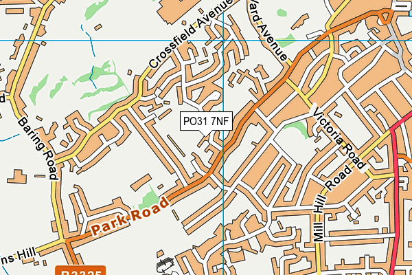 PO31 7NF map - OS VectorMap District (Ordnance Survey) PO31 7NF map - OS VectorMap District (Ordnance Survey)