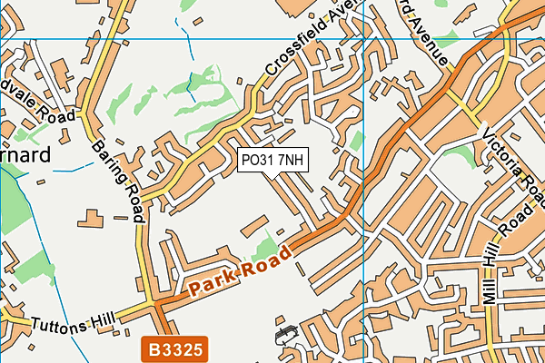 PO31 7NH map - OS VectorMap District (Ordnance Survey) PO31 7NH map - OS VectorMap District (Ordnance Survey)