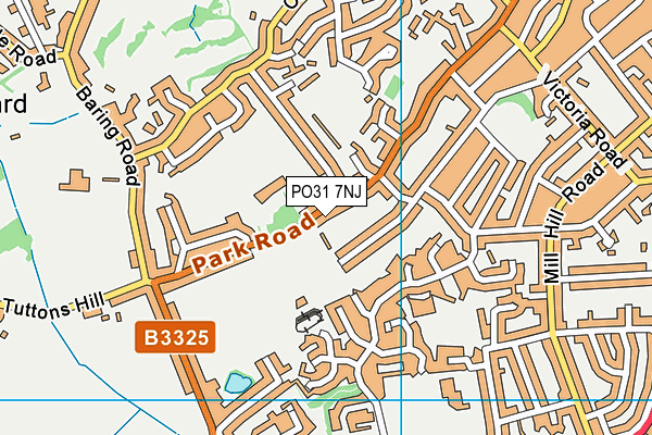 PO31 7NJ map - OS VectorMap District (Ordnance Survey) PO31 7NJ map - OS VectorMap District (Ordnance Survey)