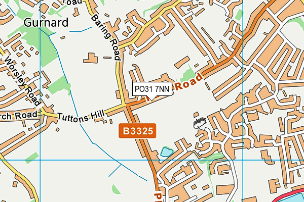 PO31 7NN map - OS VectorMap District (Ordnance Survey) PO31 7NN map - OS VectorMap District (Ordnance Survey)