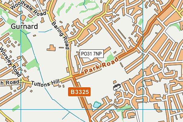 PO31 7NP map - OS VectorMap District (Ordnance Survey) PO31 7NP map - OS VectorMap District (Ordnance Survey)