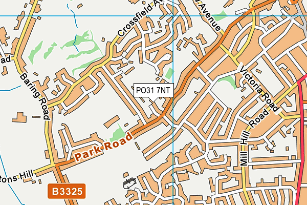 PO31 7NT map - OS VectorMap District (Ordnance Survey) PO31 7NT map - OS VectorMap District (Ordnance Survey)
