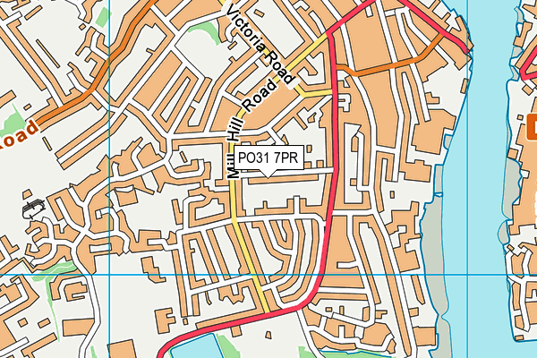 PO31 7PR map - OS VectorMap District (Ordnance Survey) PO31 7PR map - OS VectorMap District (Ordnance Survey)
