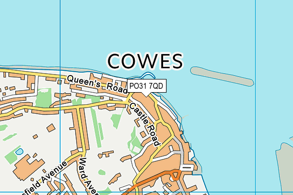 PO31 7QD map - OS VectorMap District (Ordnance Survey) PO31 7QD map - OS VectorMap District (Ordnance Survey)