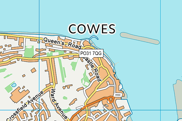PO31 7QG map - OS VectorMap District (Ordnance Survey) PO31 7QG map - OS VectorMap District (Ordnance Survey)