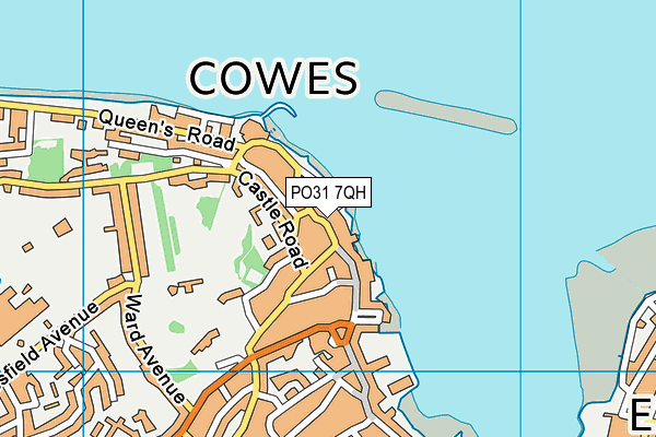 PO31 7QH map - OS VectorMap District (Ordnance Survey) PO31 7QH map - OS VectorMap District (Ordnance Survey)