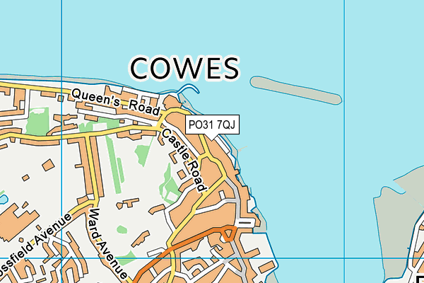 PO31 7QJ map - OS VectorMap District (Ordnance Survey)