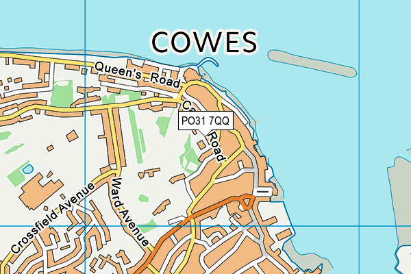 PO31 7QQ map - OS VectorMap District (Ordnance Survey) PO31 7QQ map - OS VectorMap District (Ordnance Survey)