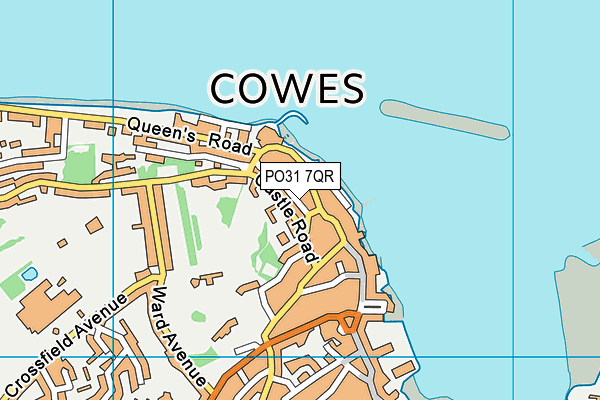 PO31 7QR map - OS VectorMap District (Ordnance Survey) PO31 7QR map - OS VectorMap District (Ordnance Survey)