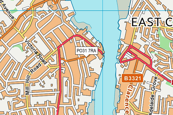 PO31 7RA map - OS VectorMap District (Ordnance Survey) PO31 7RA map - OS VectorMap District (Ordnance Survey)