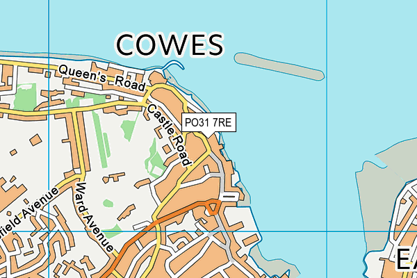 PO31 7RE map - OS VectorMap District (Ordnance Survey) PO31 7RE map - OS VectorMap District (Ordnance Survey)