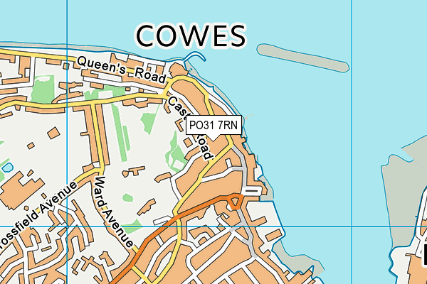 PO31 7RN map - OS VectorMap District (Ordnance Survey) PO31 7RN map - OS VectorMap District (Ordnance Survey)