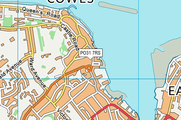 PO31 7RS map - OS VectorMap District (Ordnance Survey) PO31 7RS map - OS VectorMap District (Ordnance Survey)